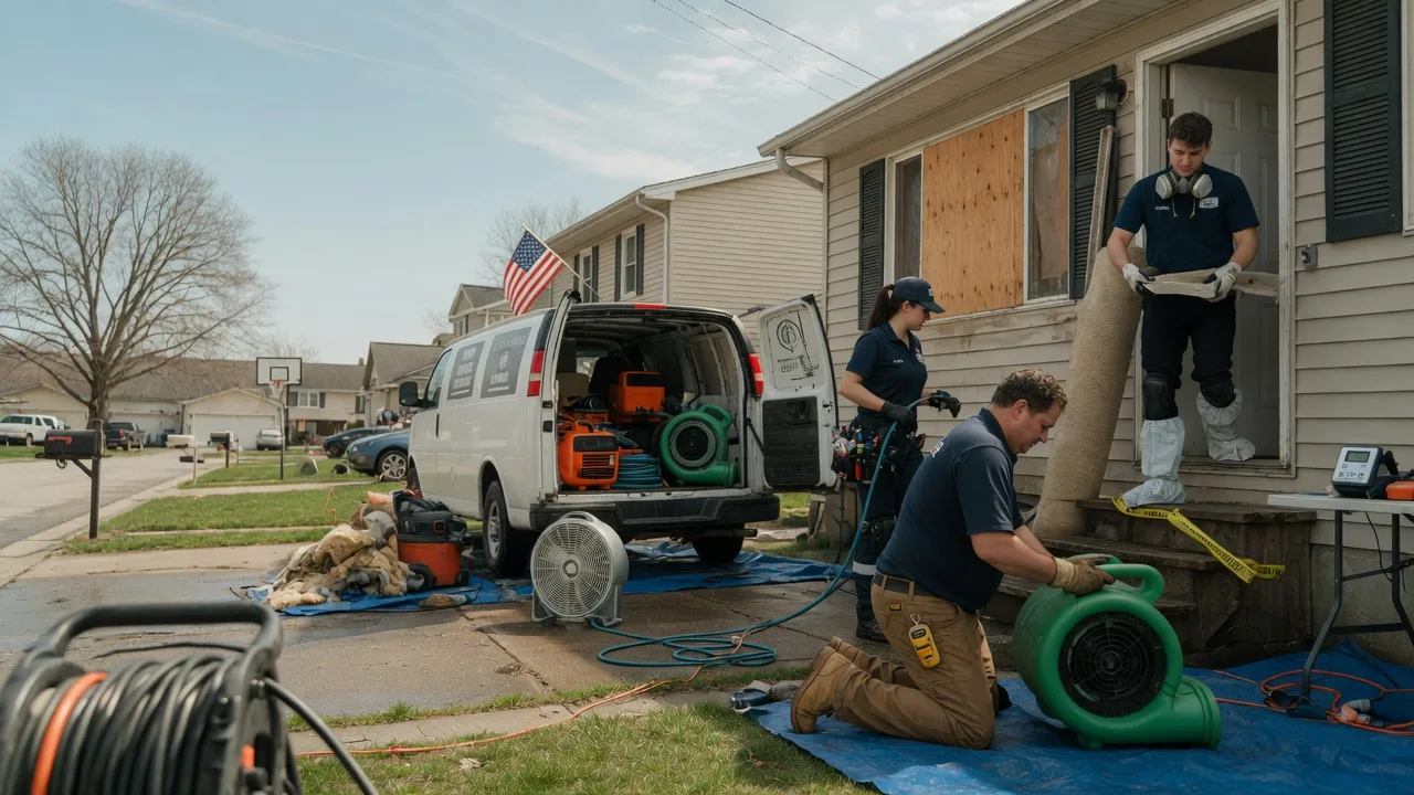 Water Damage Restoration in Weleetka, OK near me